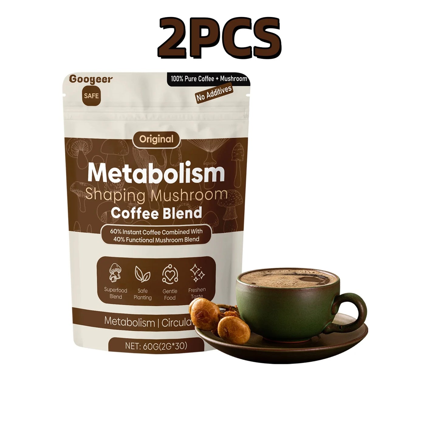 "Googeer Slim Mushroom Coffee