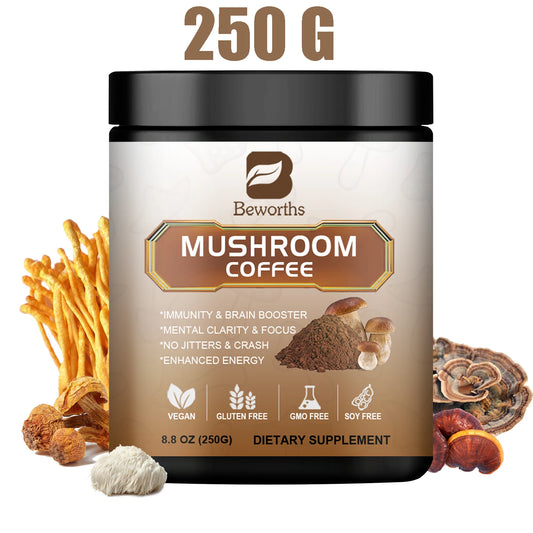 BWEORTHS Reishi & Lion’s Mane Mushroom Coffee
