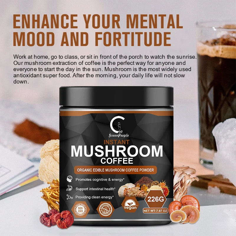 GPGP Lion’s Mane & Reishi Mushroom Coffee – 226g