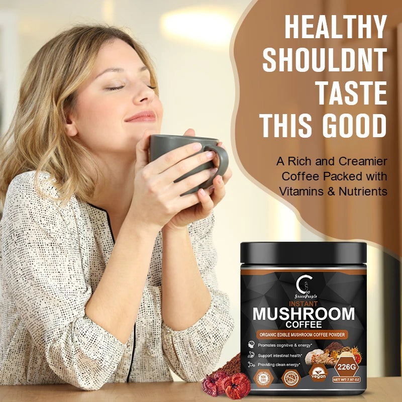 GPGP Lion’s Mane & Reishi Mushroom Coffee – 226g