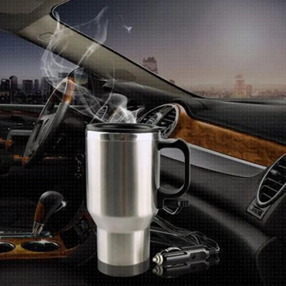 12V Stainless Steel Travel Coffee Mug – 450ml
